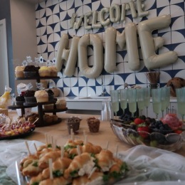table full of sweets